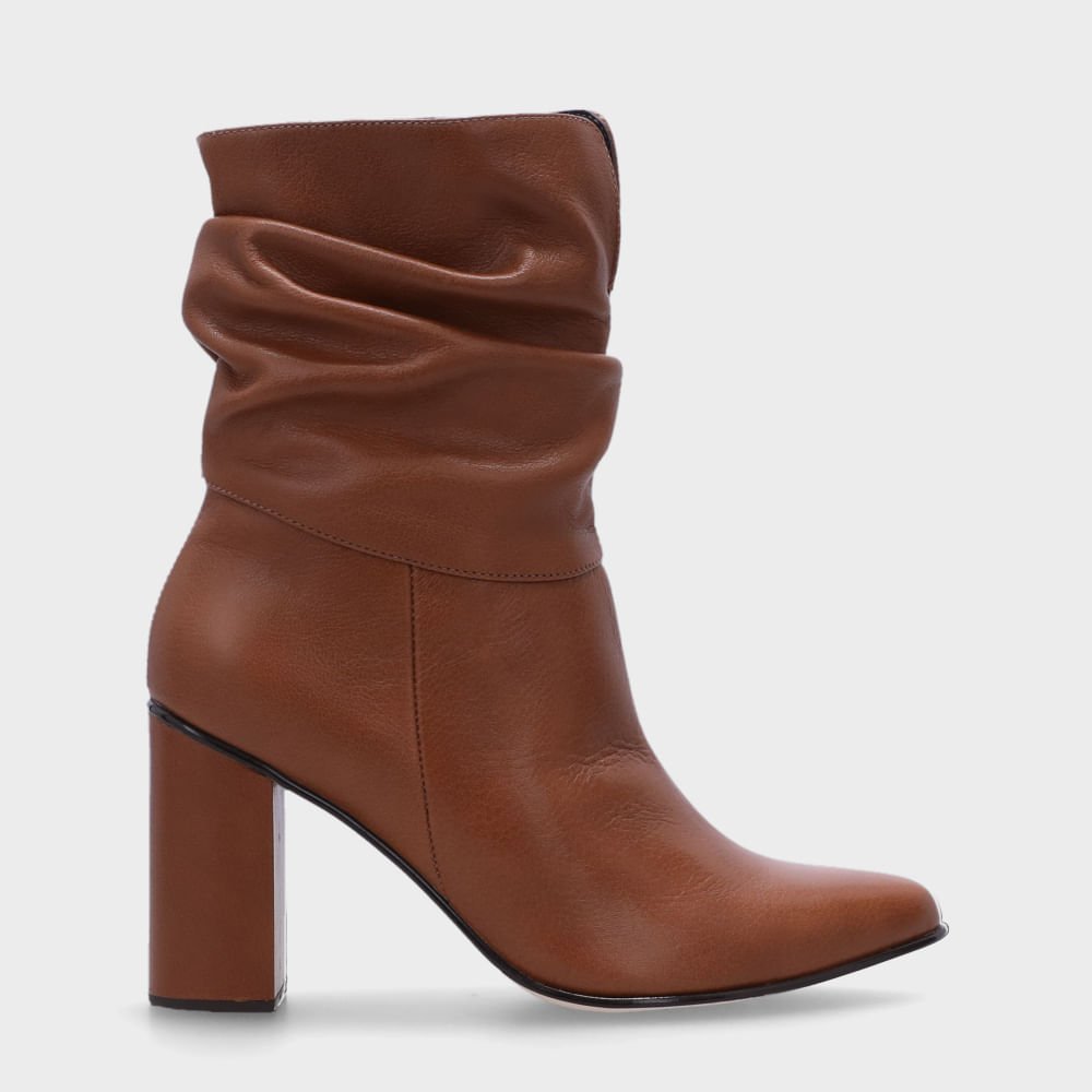Bota Cano Médio Montenapoleone Âmbar - 56510008
