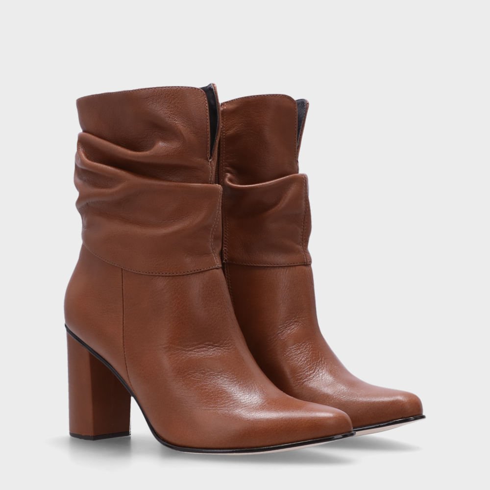 Bota Cano Médio Montenapoleone Âmbar - 56510008 Âmbar 2