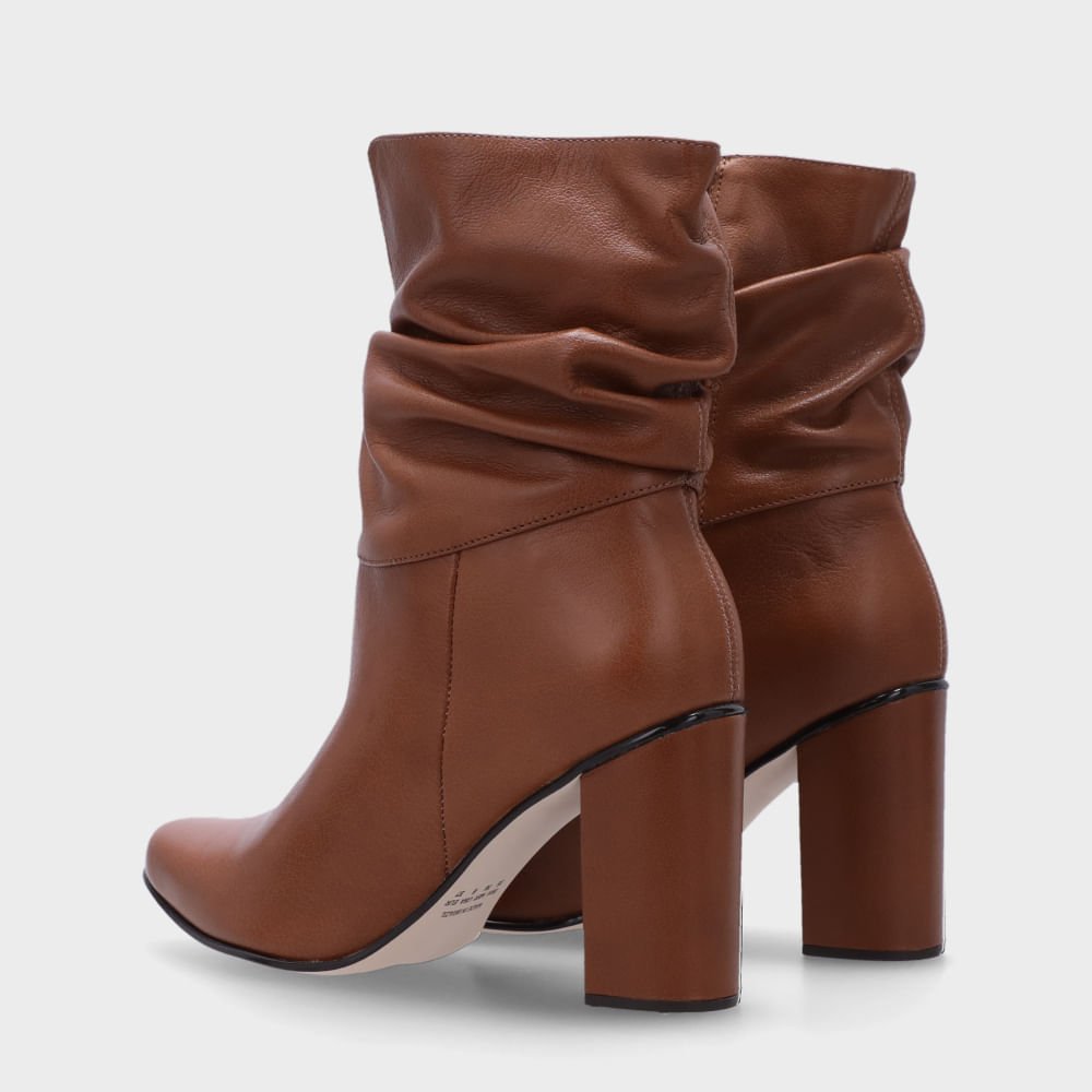 Bota Cano Médio Montenapoleone Âmbar - 56510008 Âmbar 3