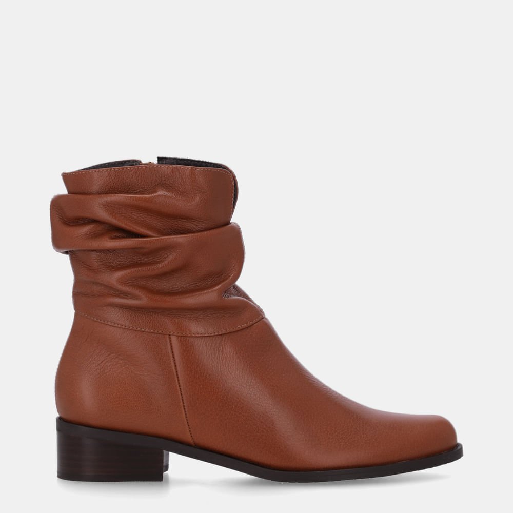 Bota Cano Curto Montenapoleone Âmbar - 52460013
