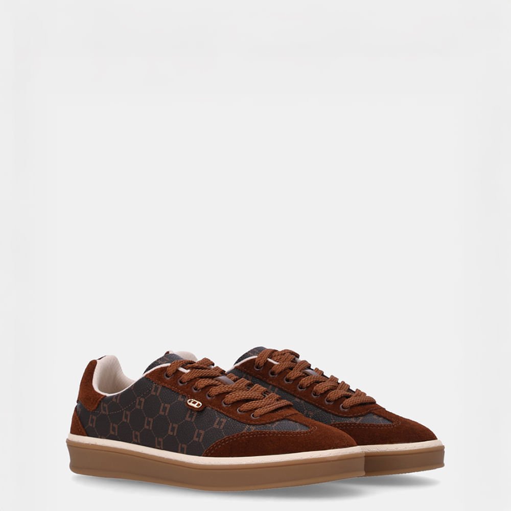 Tênis Monograma Mocca Com Camurça Trufa - 81070001 Monograma 3