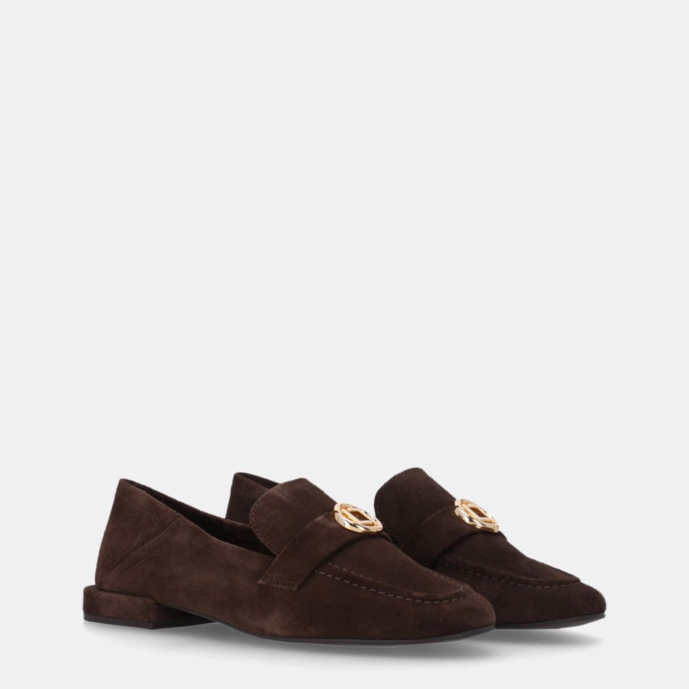 Loafer Camurça Cacau - 60340021 Cacau 3