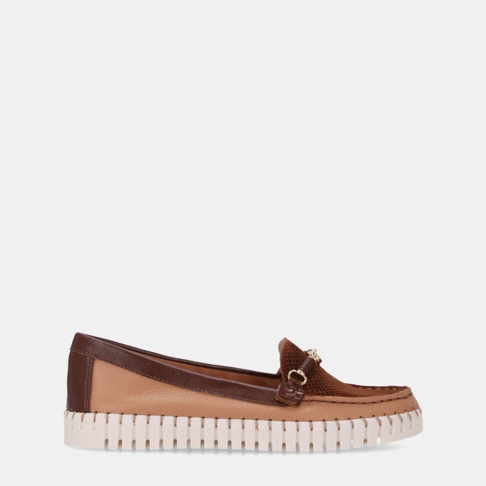Mocassim New Ridge Argila Com Camurça Trufa - 60130030