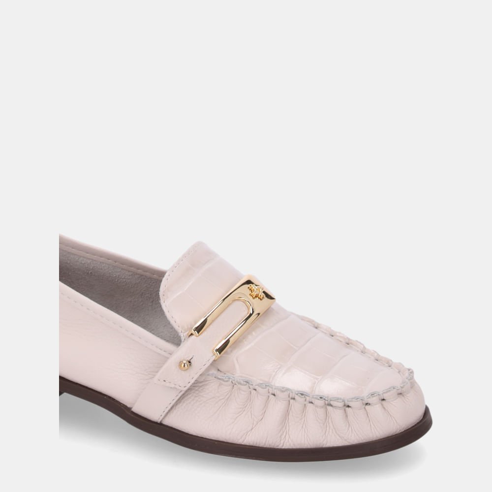 Mocassim New Ridge Panna E Croco Panna - 60560023 Panna 4