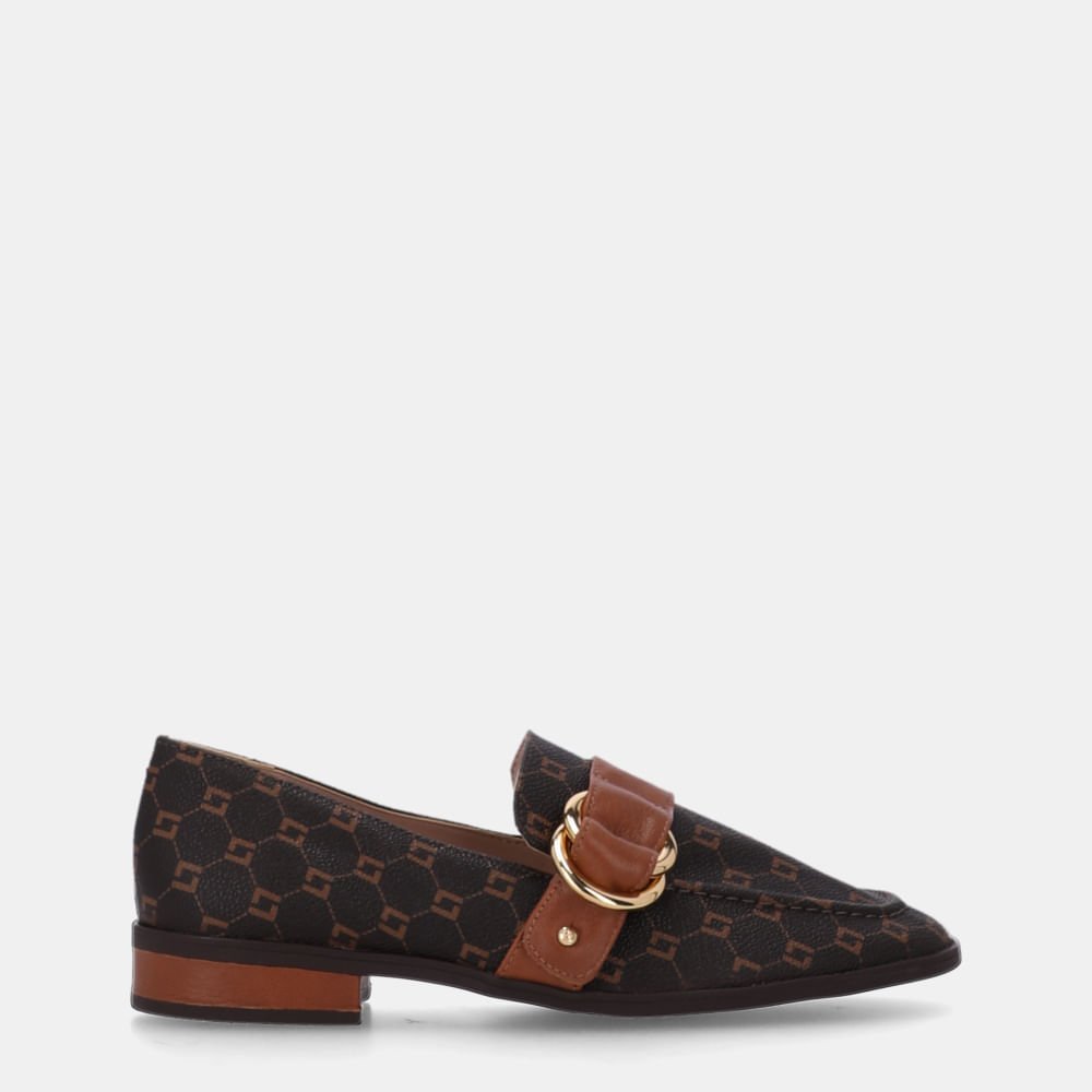 Loafer Monograma Mocca E Montenapoleone Âmbar - 60390022