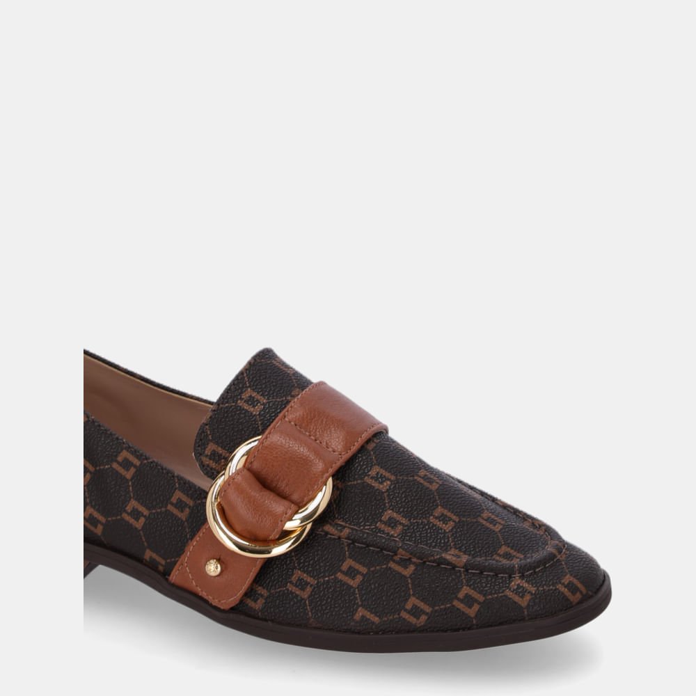 Loafer Monograma Mocca E Montenapoleone Âmbar - 60390022 Mocca 4