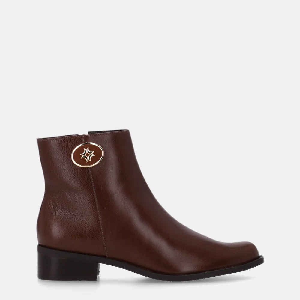 Bota Cano Curto Atacama Trufa E Cervo Trufa - 52460035