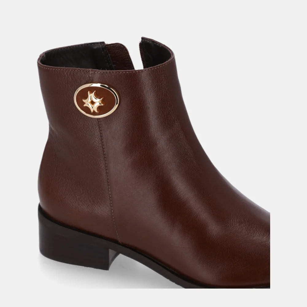 Bota Cano Curto Atacama Trufa E Cervo Trufa - 52460035 Trufa 5