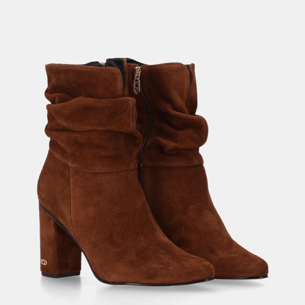 Bota Cano Médio Camurça Trufa - 56510008 Trufa 3