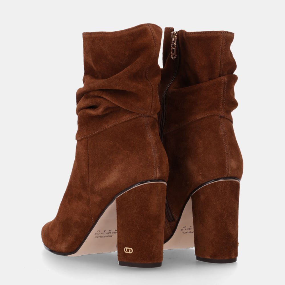 Bota Cano Médio Camurça Trufa - 56510008 Trufa 4