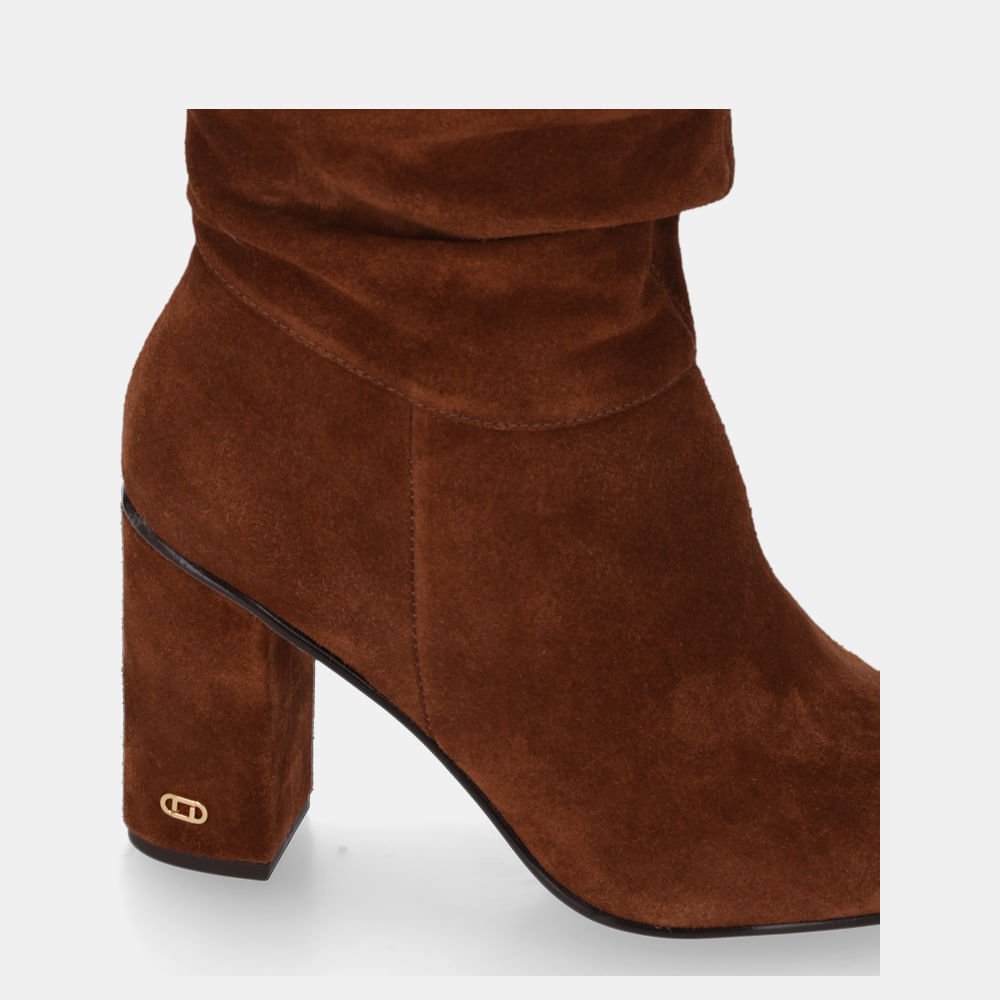 Bota Cano Médio Camurça Trufa - 56510008 Trufa 5