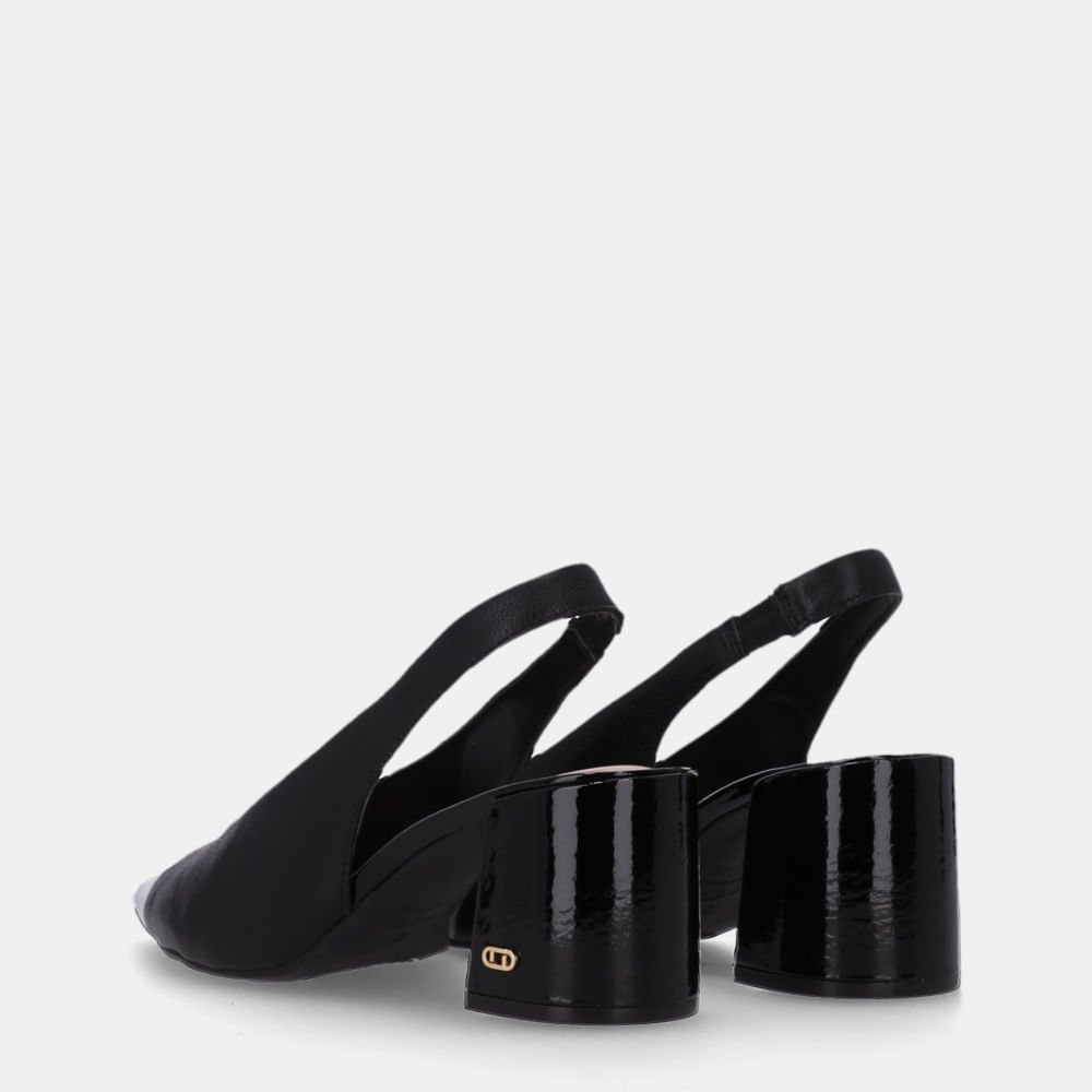 Slingback Verona Preto Com Saara Preto - 60330026 Preto 3