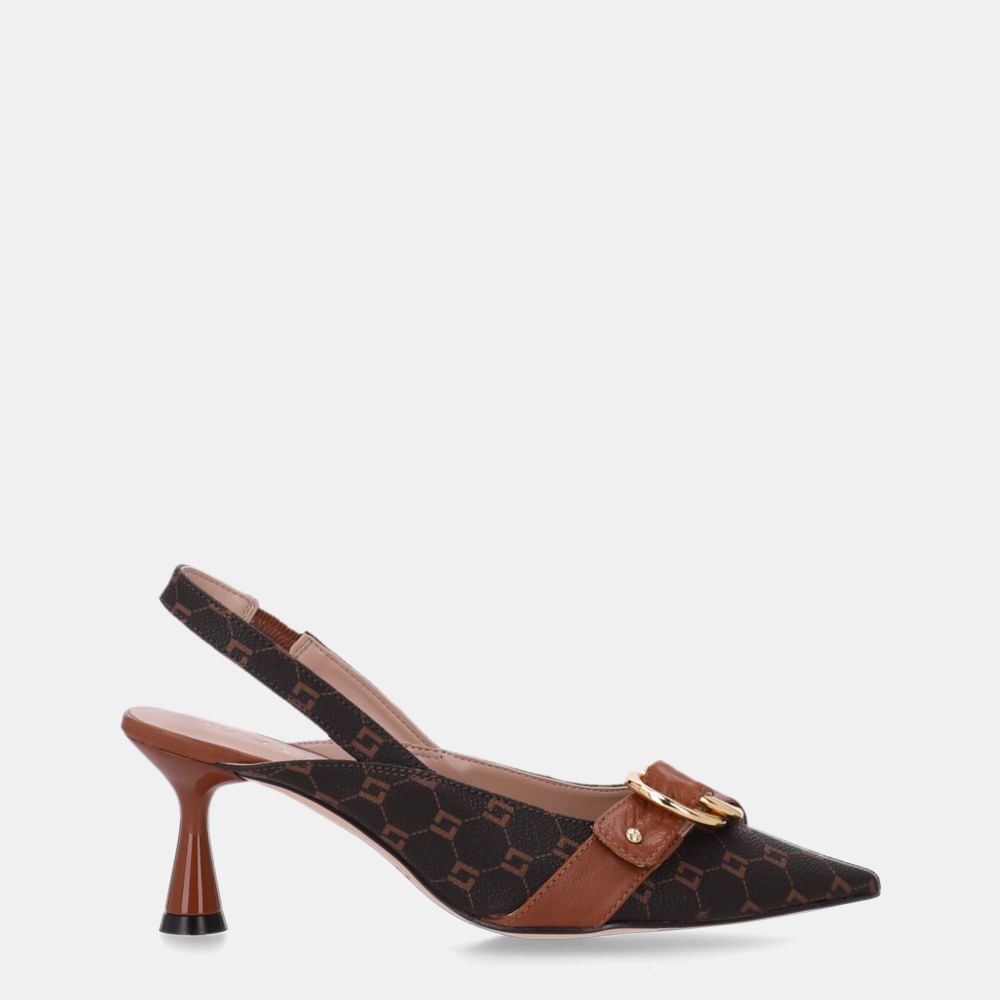 Slingback Monograma Mocca E Montenapoleone Âmbar - 60750010 Mocca 4