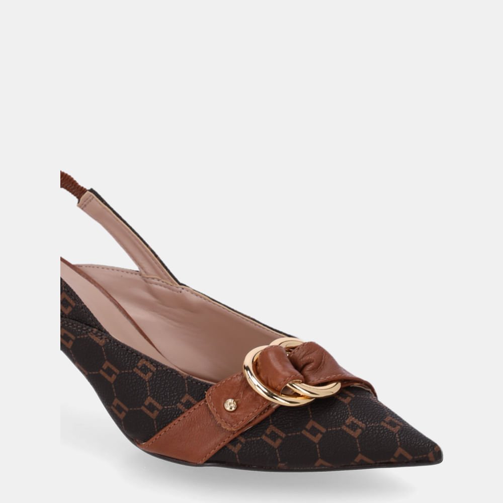 Slingback Monograma Mocca E Montenapoleone Âmbar - 60750010 Mocca 3