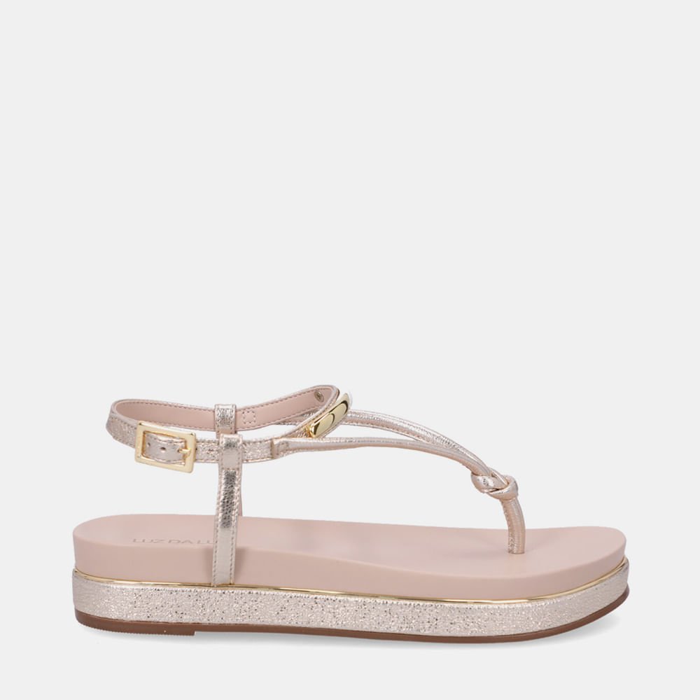 Sandália Flatform Vênus Ouro/vênus Ouro - 58890400