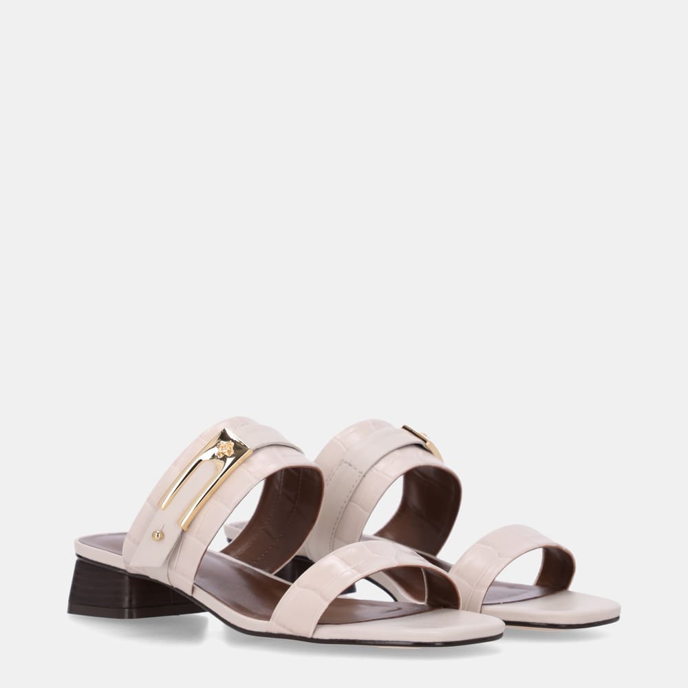 Tamanco Croco Panna - 60670006 Panna 3