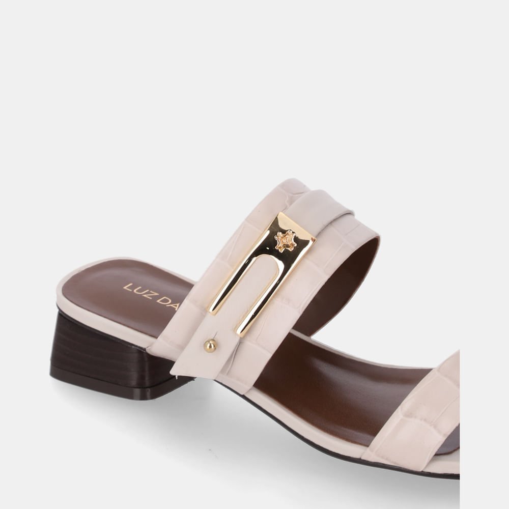 Tamanco Croco Panna - 60670006 Panna 5