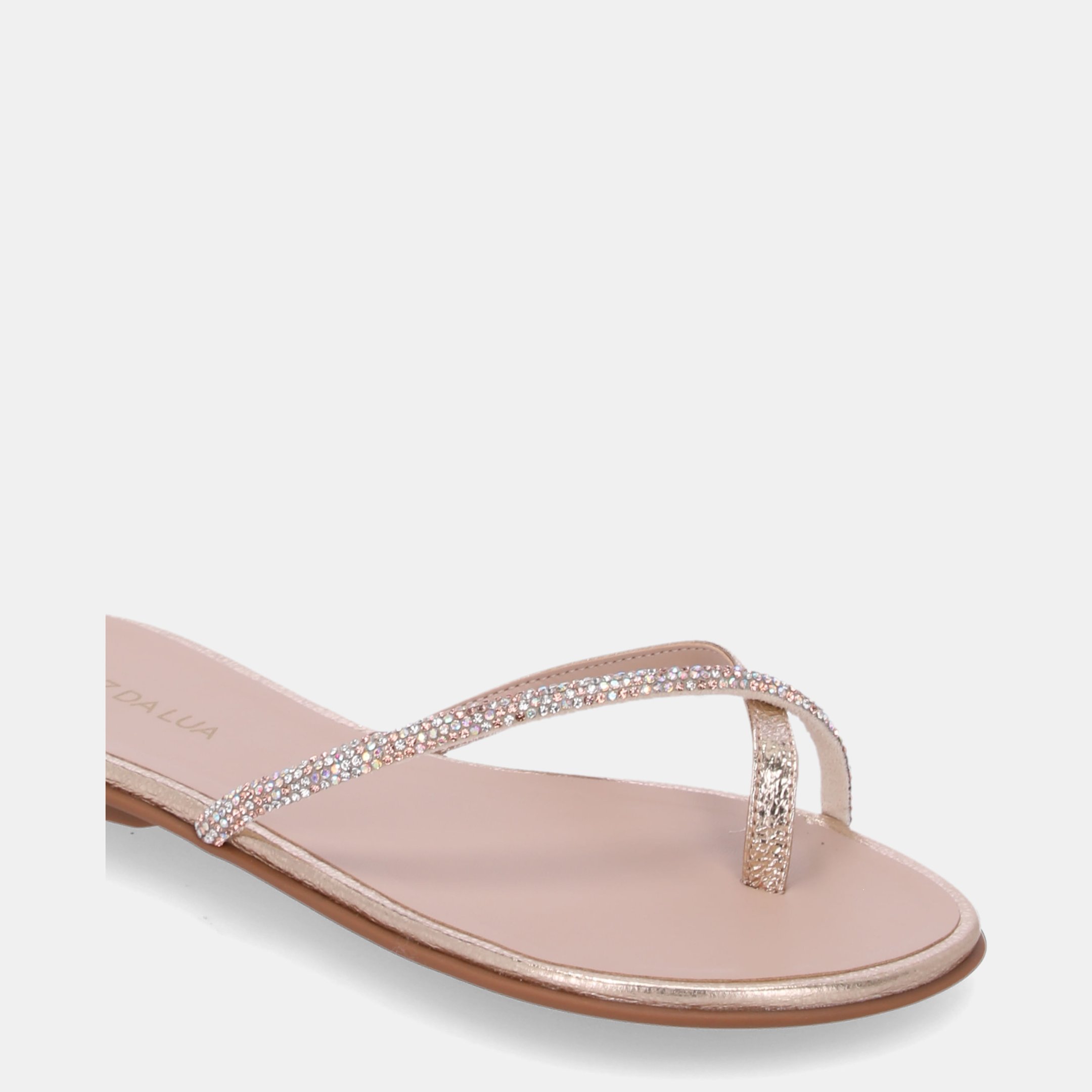 Chinelo Couro Vênus Ouro Com Tira Strass Multi - 52210068 Ouro 5