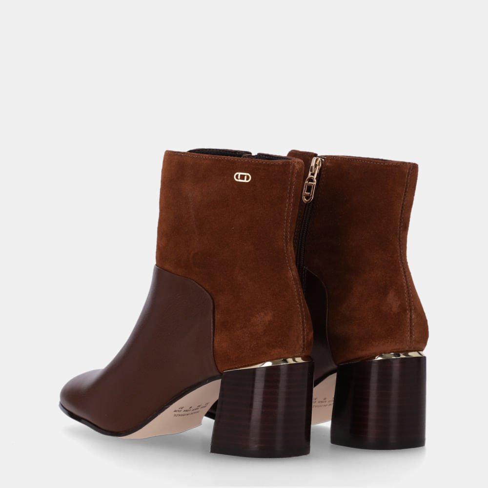 Bota Cano Curto Camurça Trufa - 80740017 Trufa 3