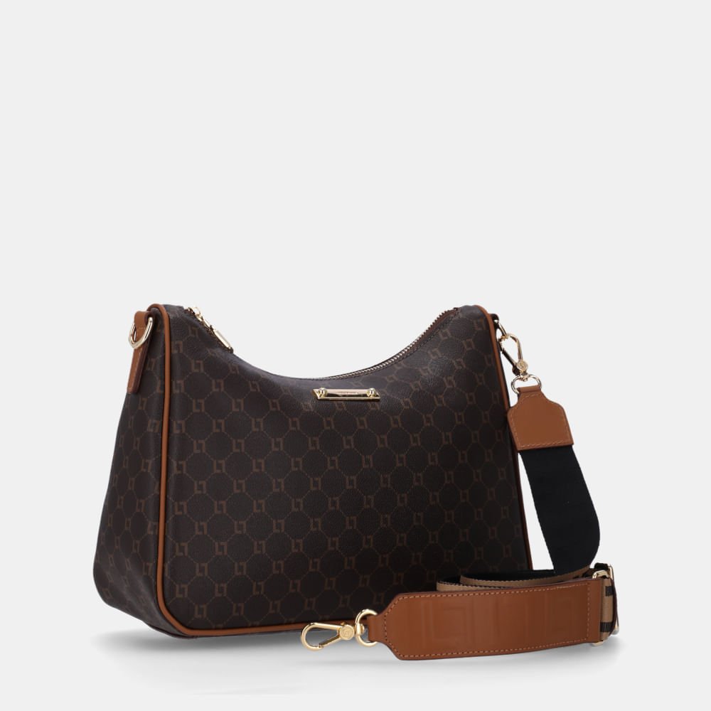 Bolsa Tiracolo Média Monograma Ll Mocca - 10001063 Mocca 3