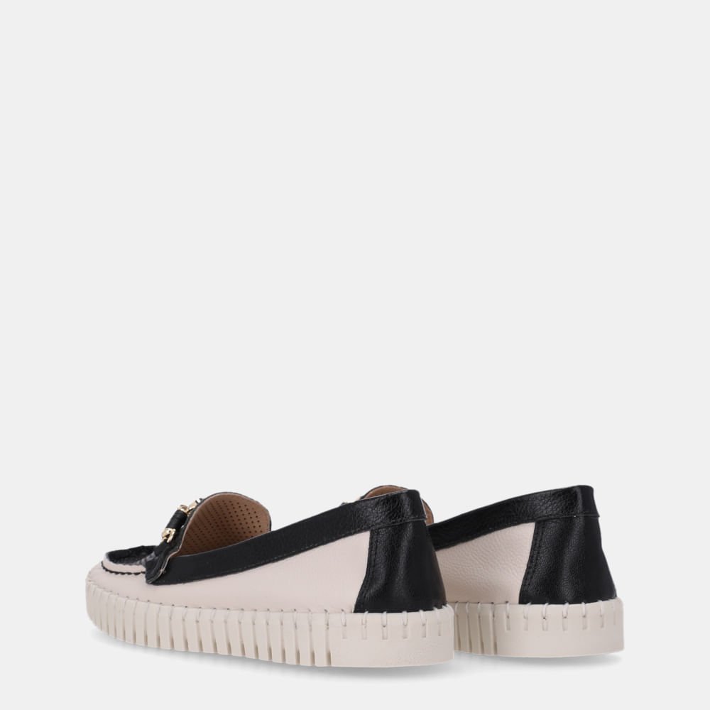 Mocassim New Ridge Panna Com New Ridge Preto - 60130030 Panna/Preto 3