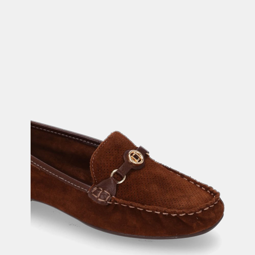 Mocassim Camurça Trufa E Atacama Trufa - 60260034 Trufa