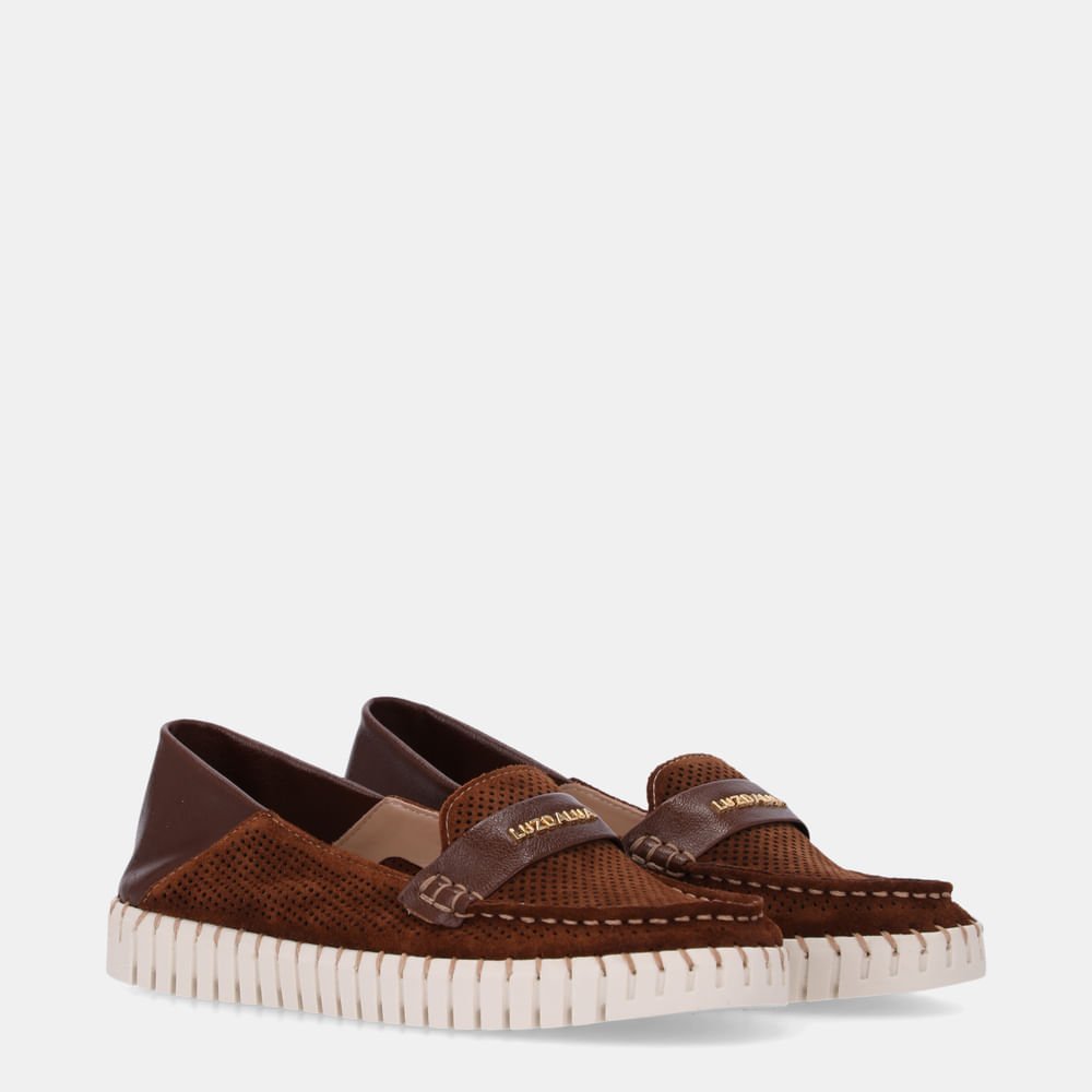 Mocassim Camurça Trufa E Atacama Trufa - 60130049 Trufa 3