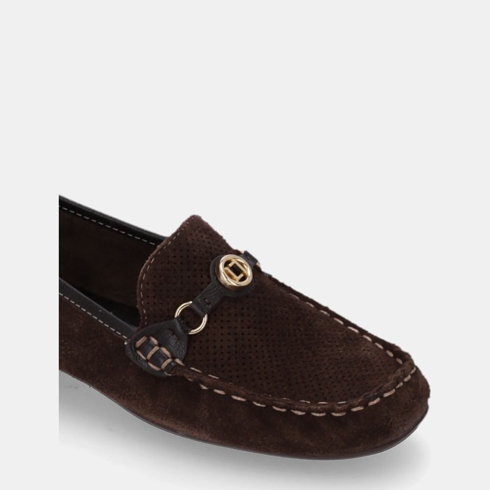 Mocassim Camurça Cacau E Atacama Cacau - 60260034 Cacau 5