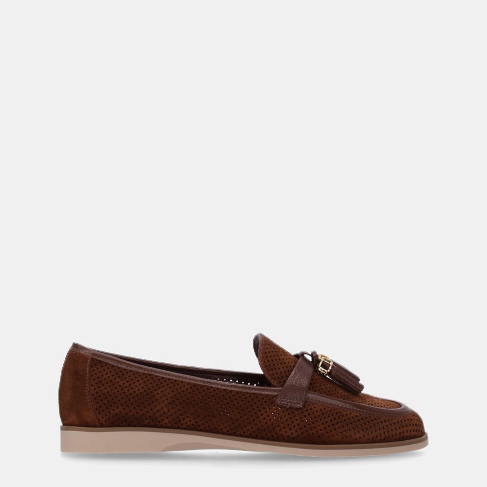 Loafer Camurça Trufa E Atacama Trufa - 81120003