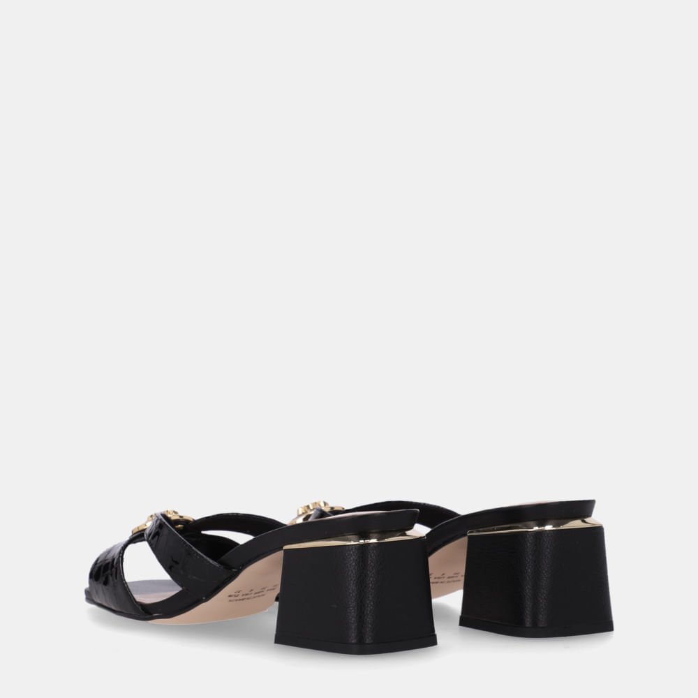 Tamanco Alligator Preto - 80410034 Preto 3