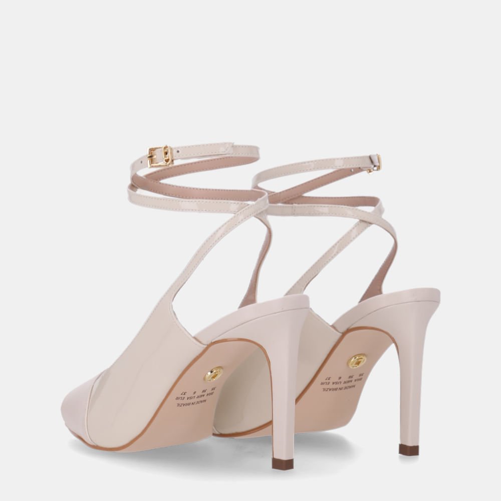 Sandália Salto Saara Panna E Verona Panna - 80870007 Panna 3