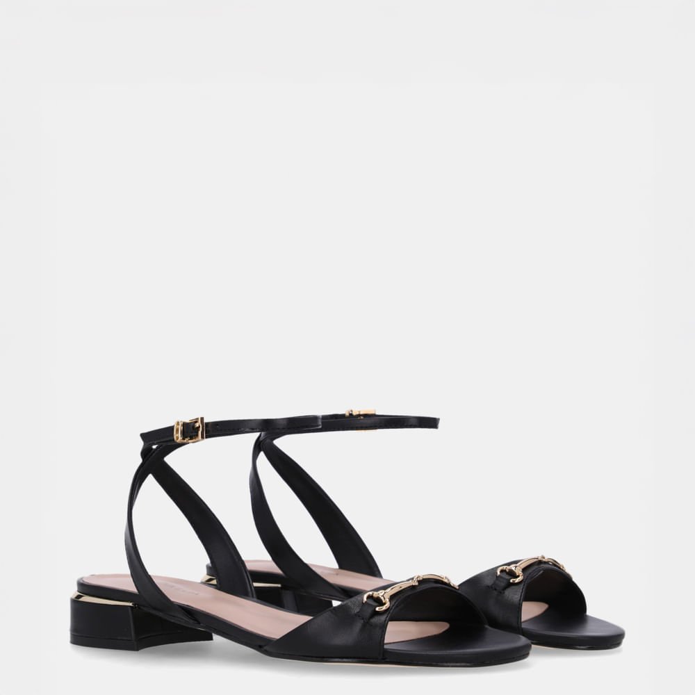 Sandália Rasteira Pelica Preto - 80910016 Preto 2