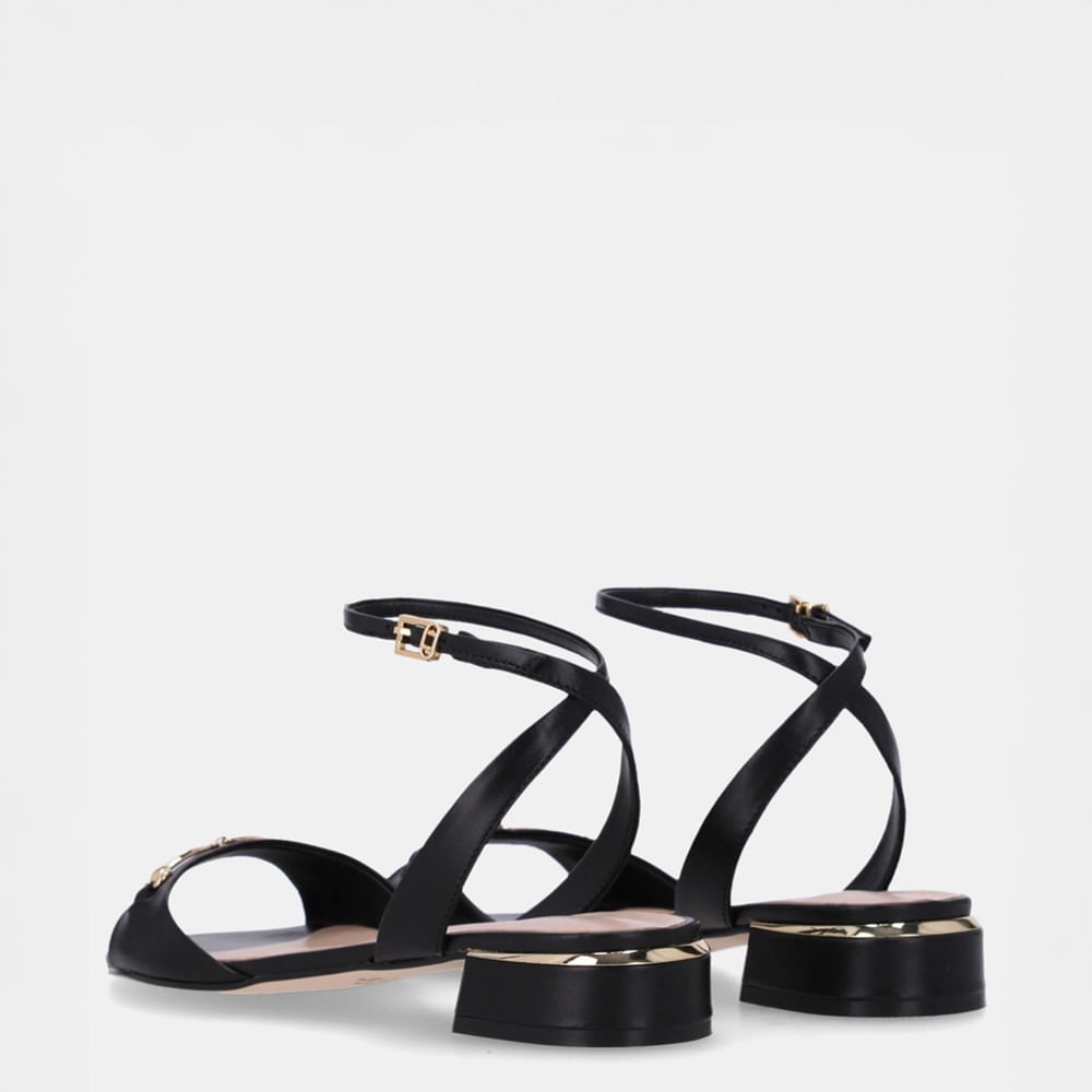 Sandália Rasteira Pelica Preto - 80910016 Preto 3