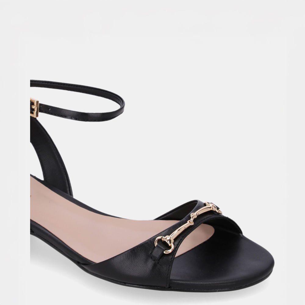 Sandália Rasteira Pelica Preto - 80910016 Preto 4