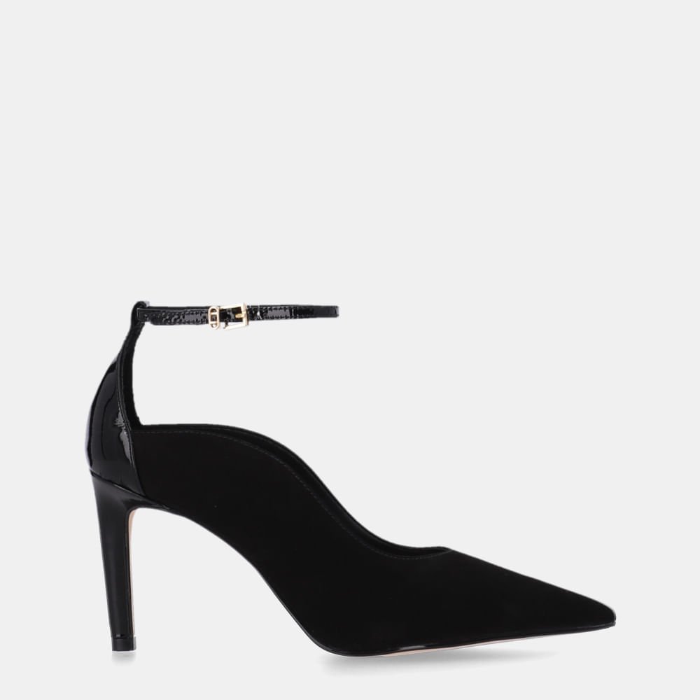 Scarpin Cervo Preto E Verona Preto - 80480043