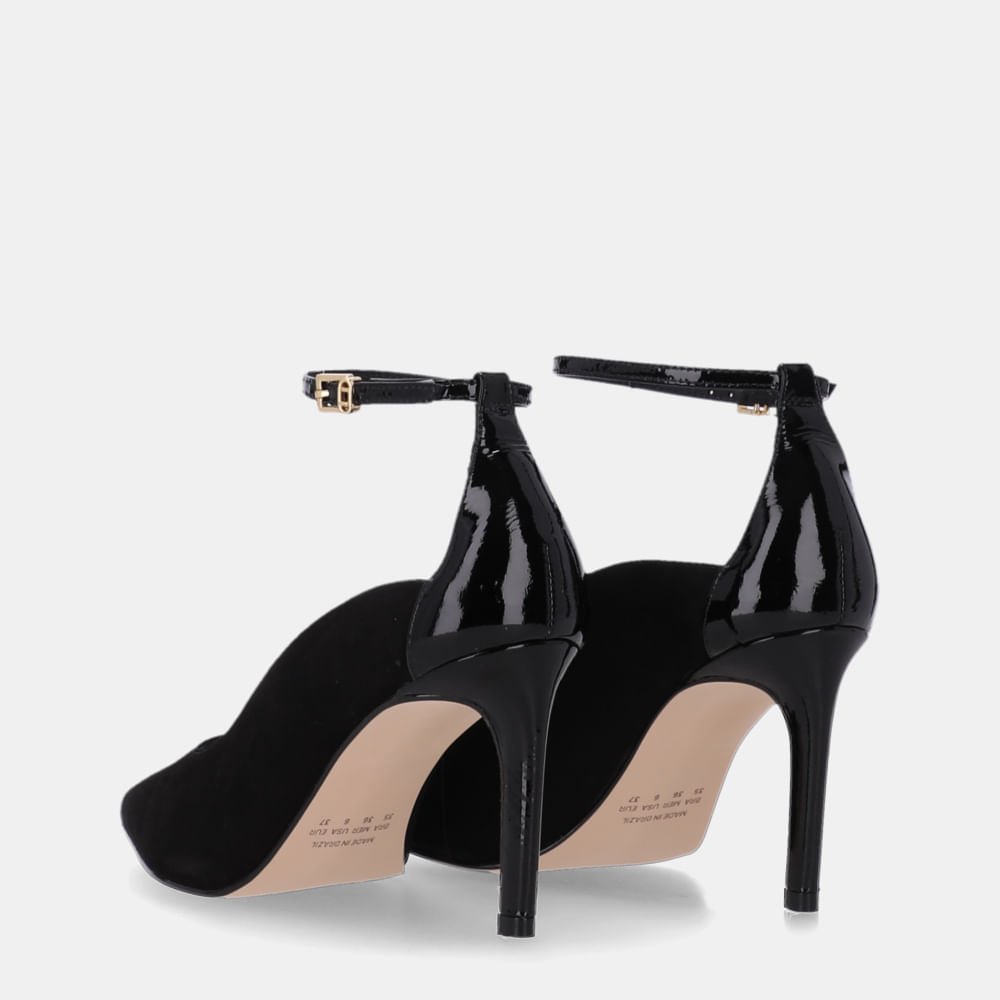 Scarpin Cervo Preto E Verona Preto - 80480043 Preto 4
