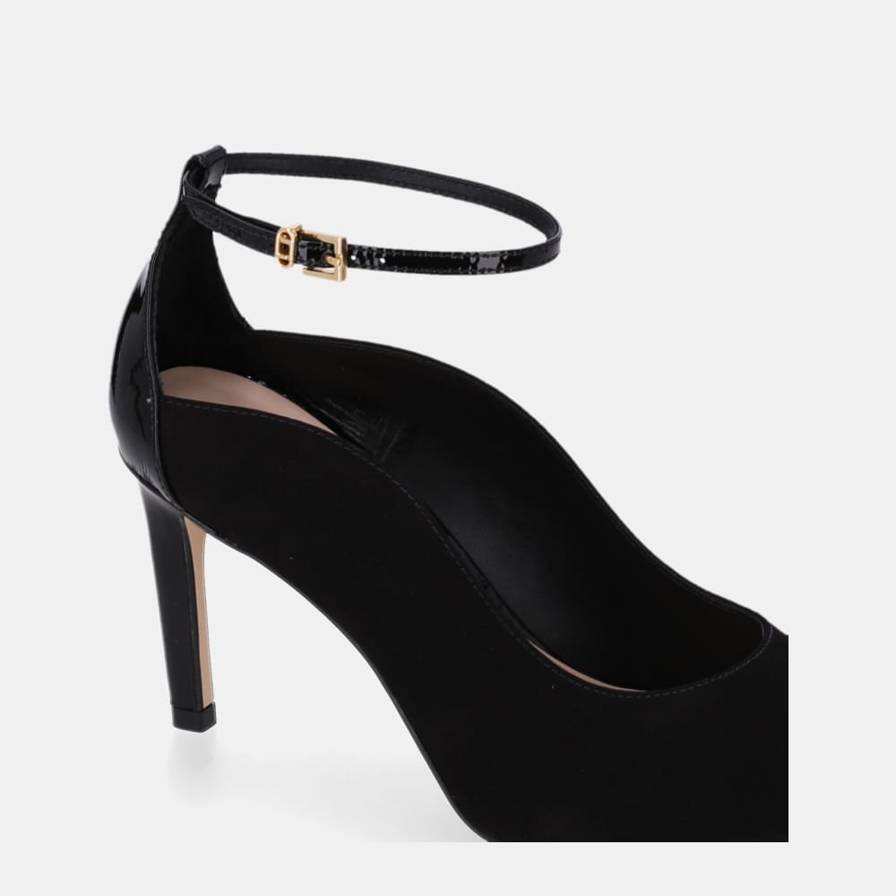 Scarpin Cervo Preto E Verona Preto - 80480043 Preto 5