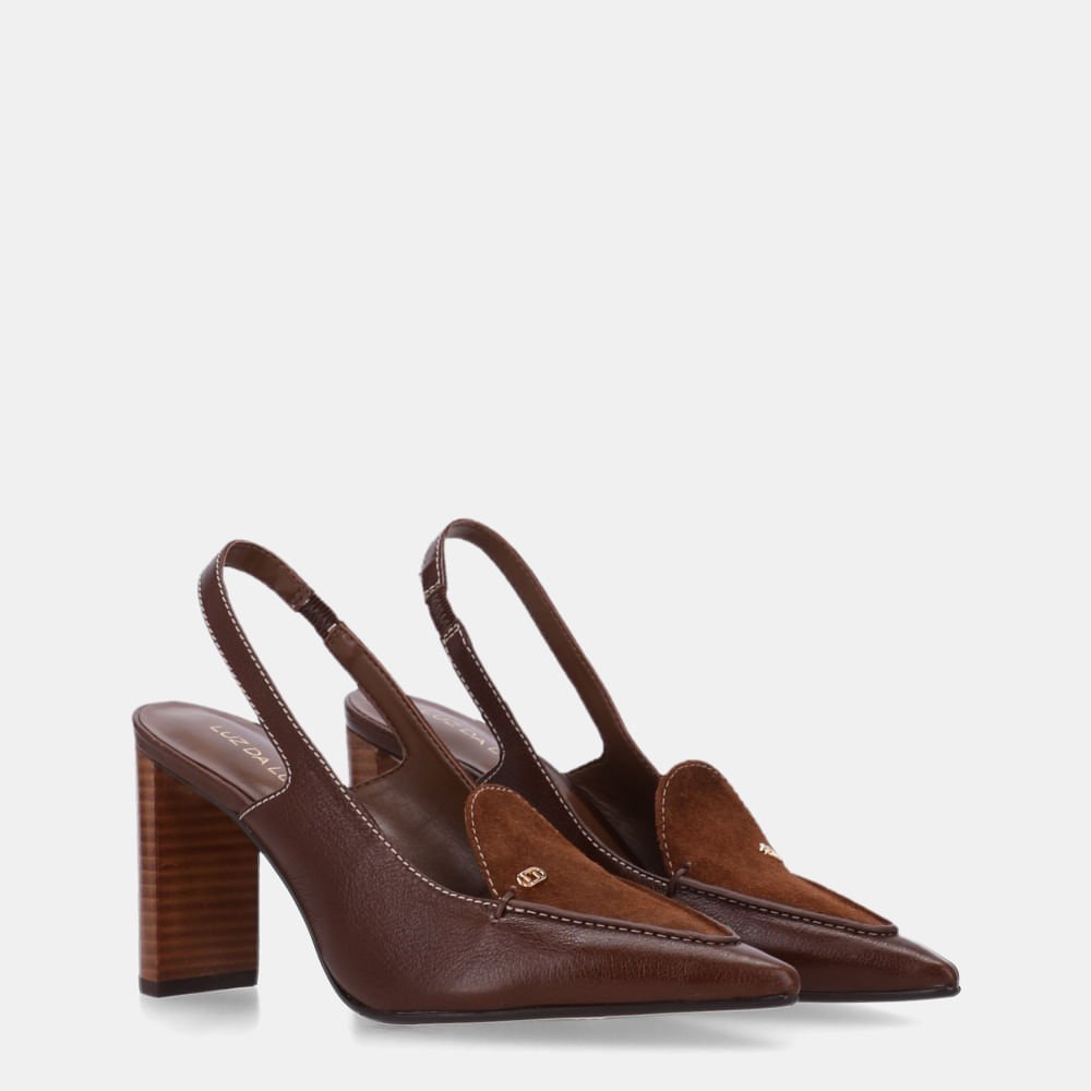 Slingback Camurça Trufa - 80230058 Trufa 3