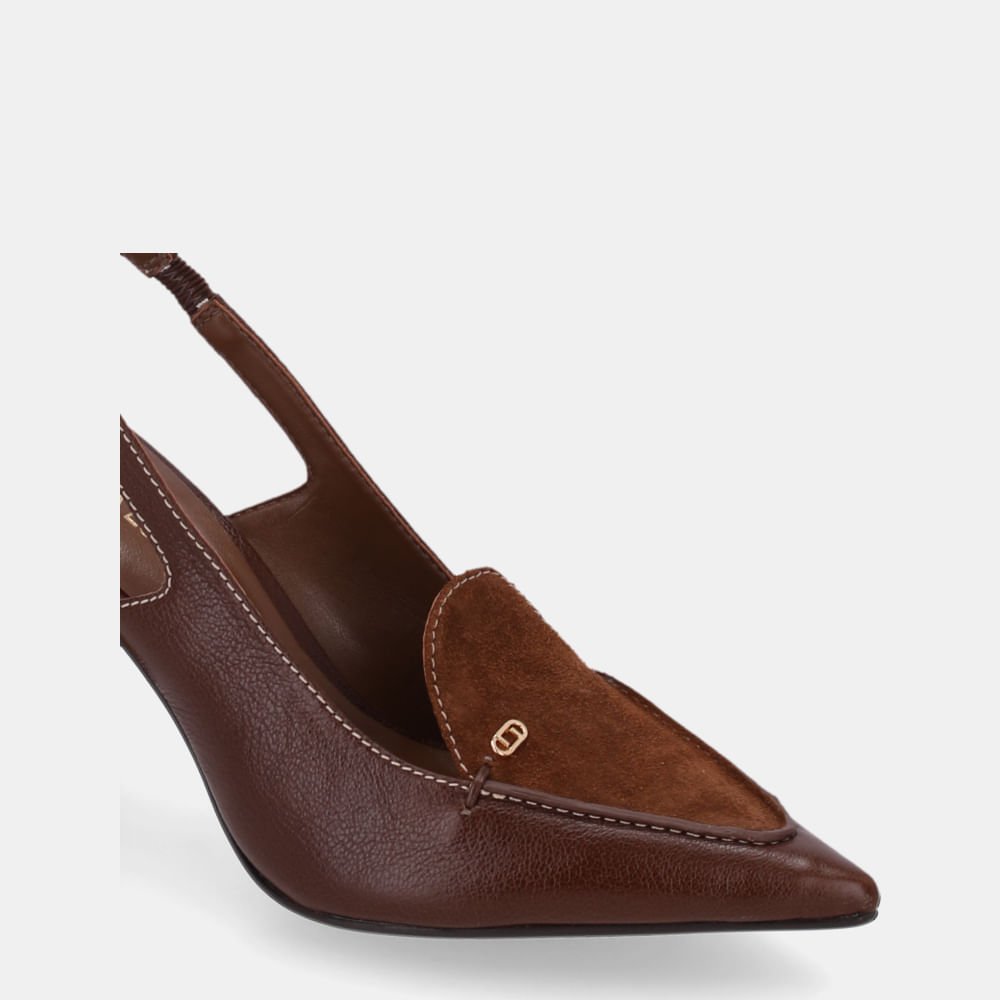 Slingback Camurça Trufa - 80230058 Trufa 5