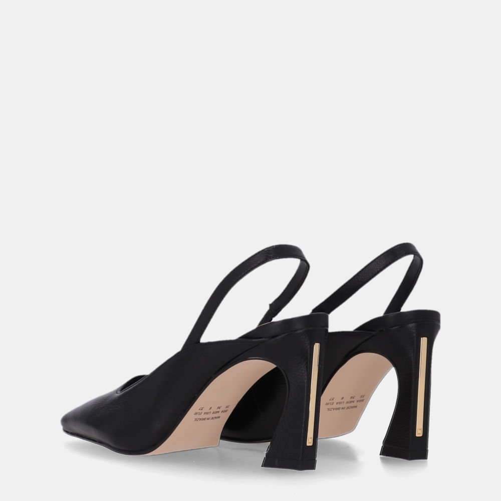 Slingback Saara Preto - 81100004 Preto 3