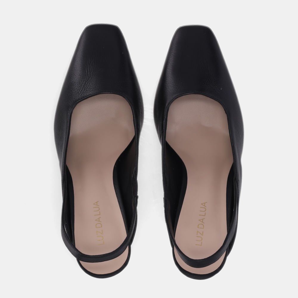 Slingback Saara Preto - 81100004 Preto 4