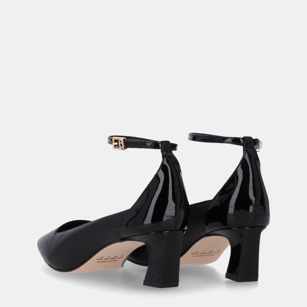 Scarpin Saara Preto E Verona Preto - 81090003 Preto 3