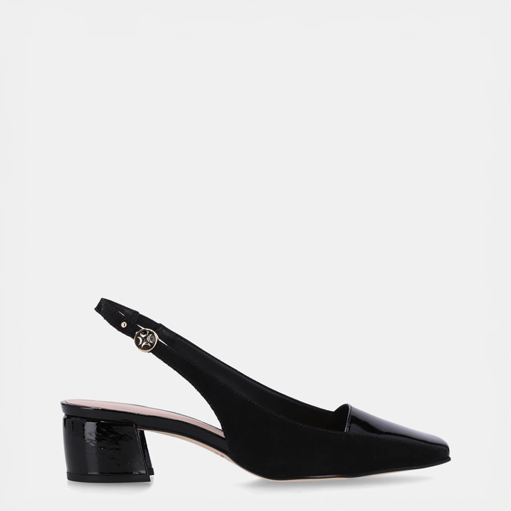 Slingback Verona Preto - 81080004