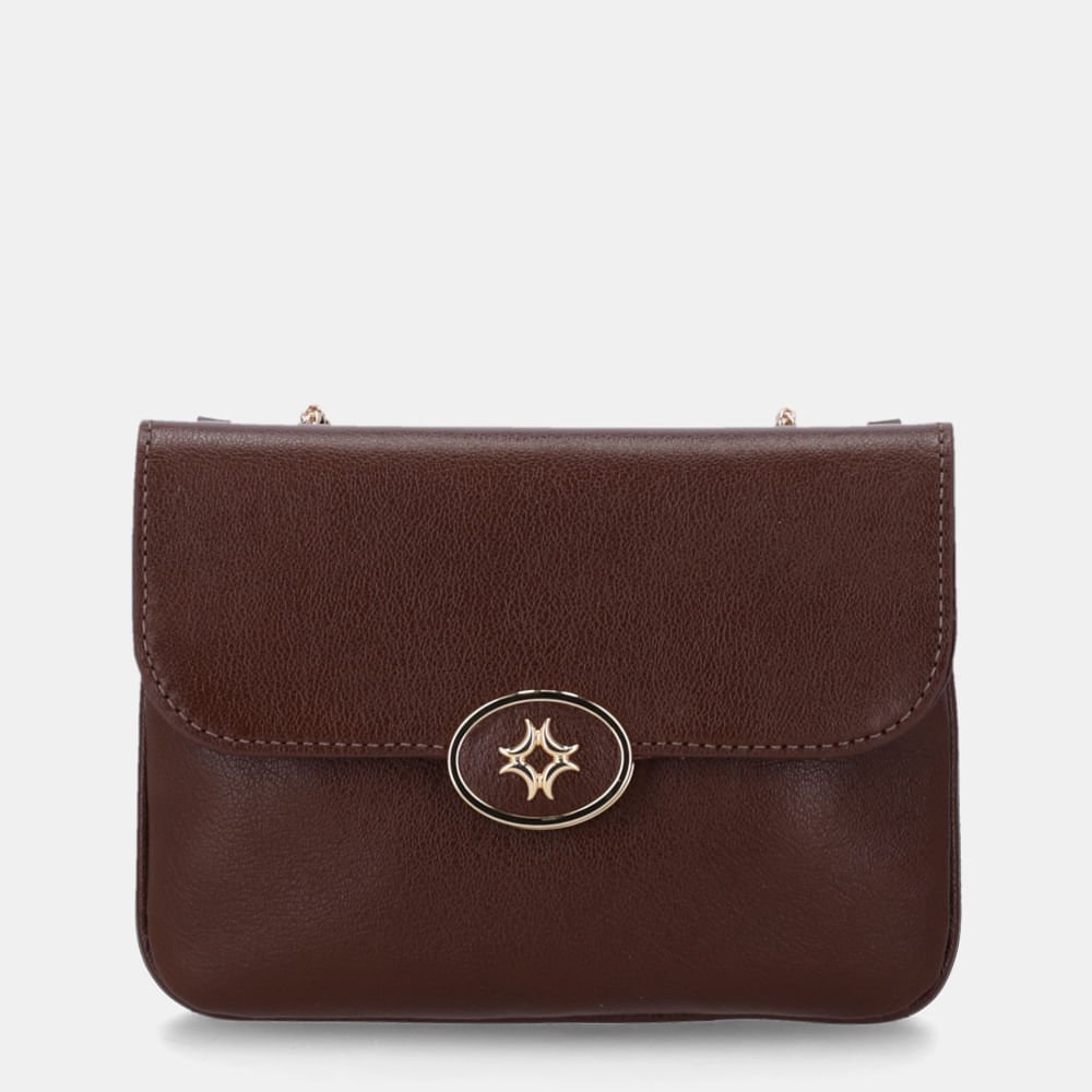 Bolsa Satchel Pequena Monograma Ll Mocca - 2000887 Mocca 3