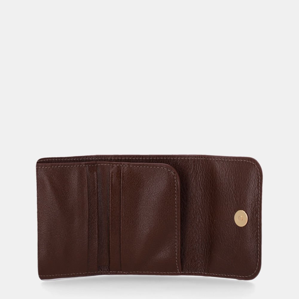 Carteira Croco Trufa - 3001061 Trufa 3