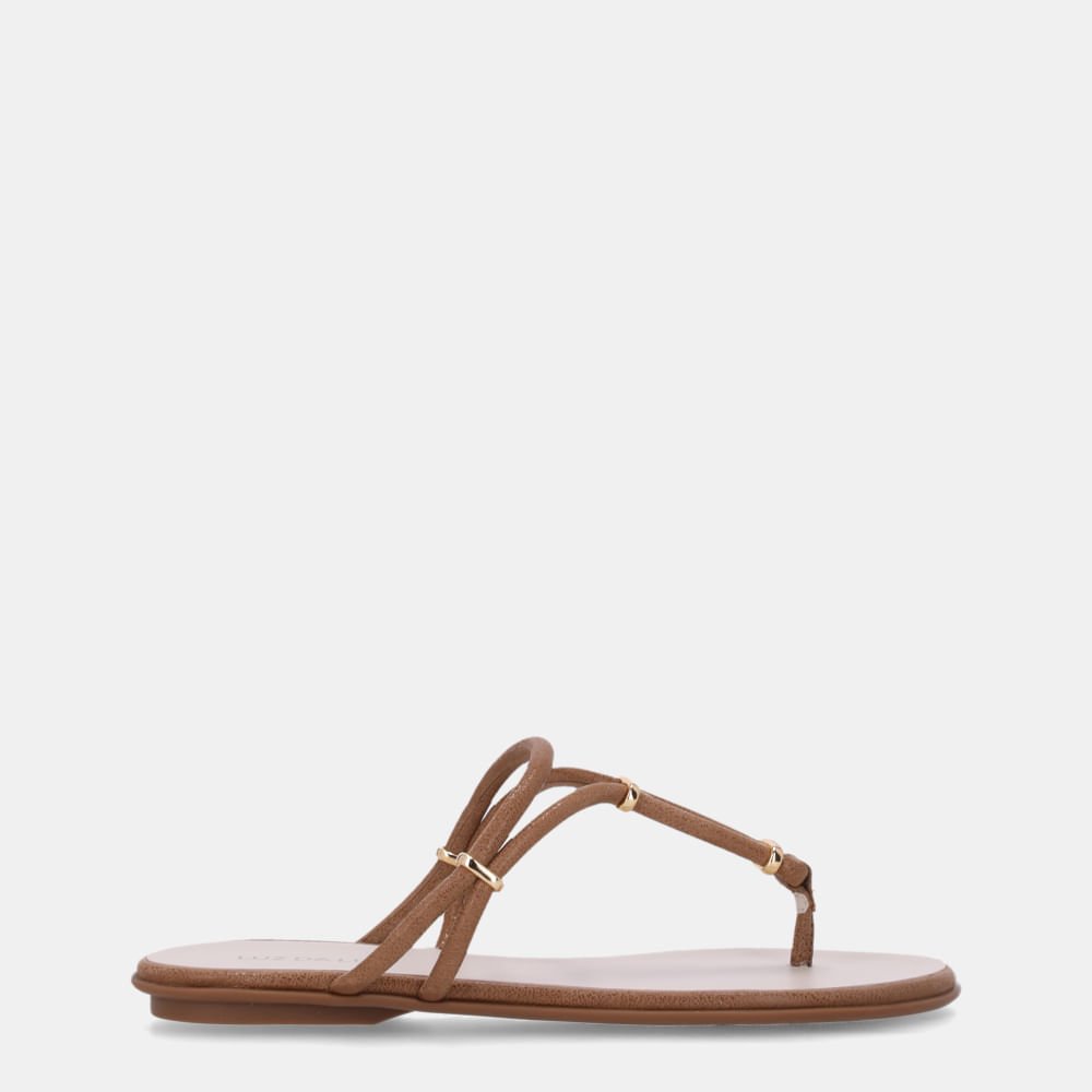 Chinelo Couro Arenito Ginger - 52210075 Ginger 1
