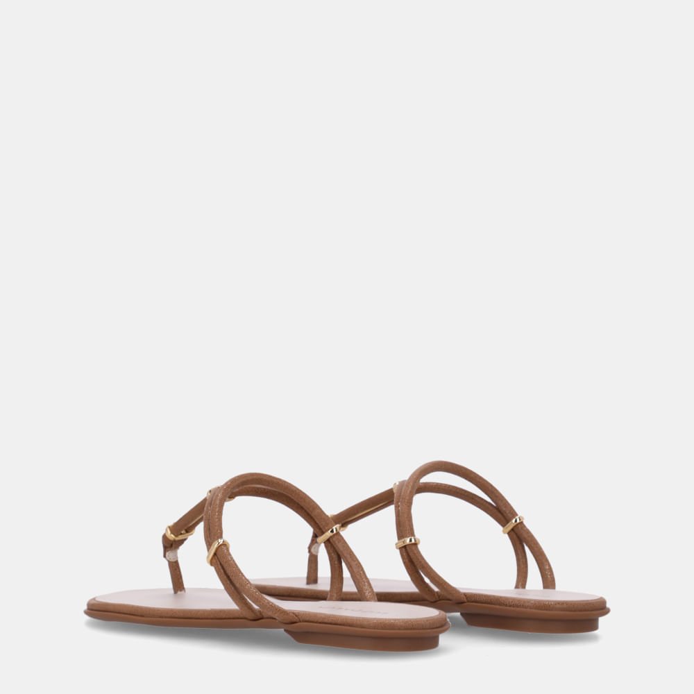 Chinelo Couro Arenito Ginger - 52210075 Ginger 3