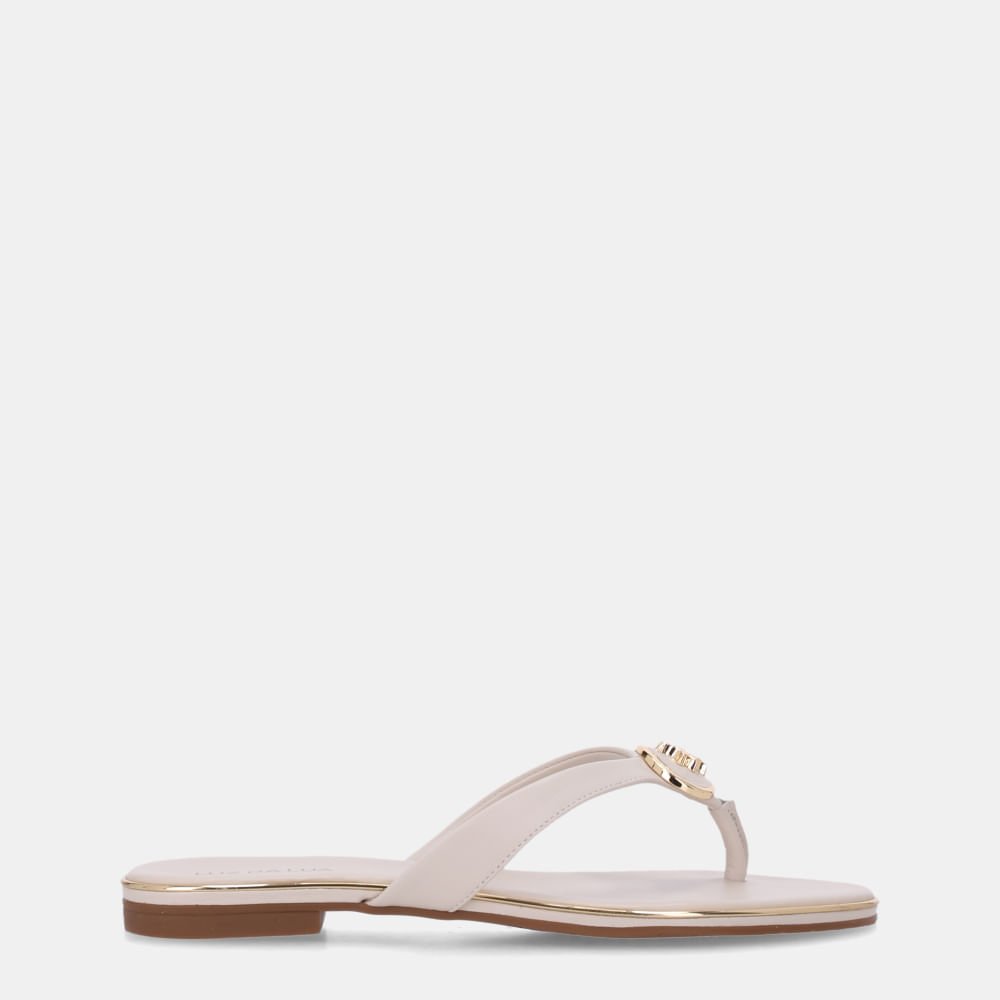 Chinelo Couro Saara Panna - 54870082 Panna 1