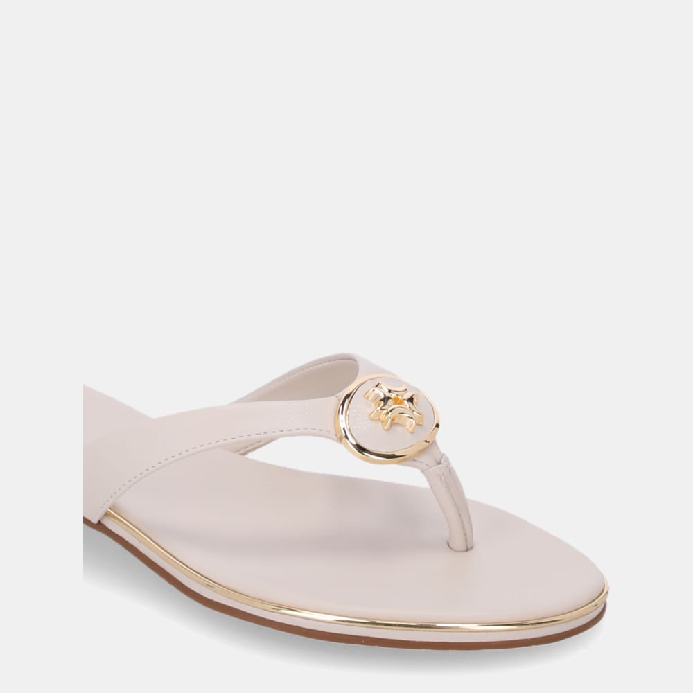 Chinelo Couro Saara Panna - 54870082 Panna 4