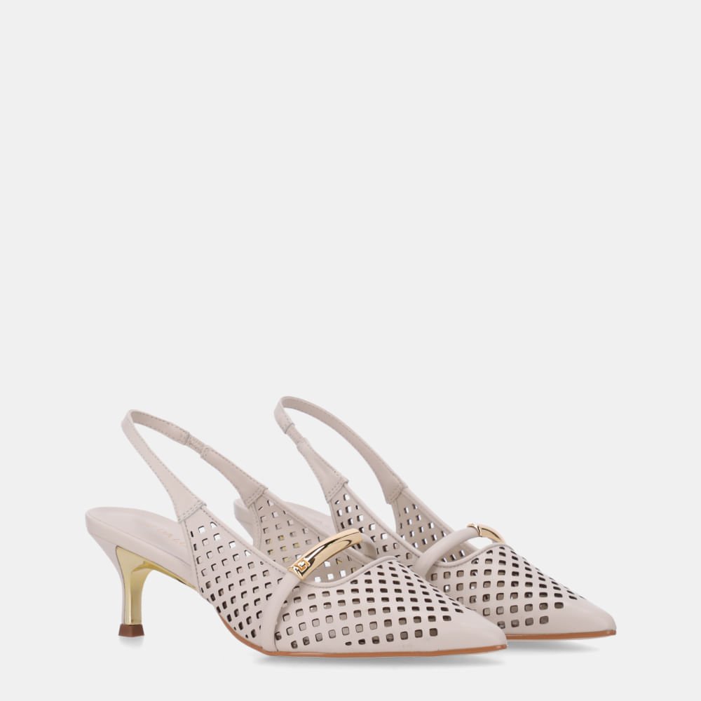 Slingback Saara Panna Com Saara Panna - 58060042 Panna 3